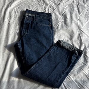 Levi's Dark Blue Straight Jeans